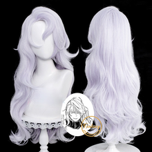 Peluca de Gojo Satoru para mujer, cabello sintético resistente al calor de Anime, Jujutsu Kaisen, Unisex, 70cm de largo, Plata púrpura, gorro de peluca 2024 - compra barato