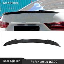 Carbon fiber Rear Spoiler Boot Trim Sticker Wings for Lexus IS IS250 IS300 IS350 2007-13 IS F 13-14 V Style Spoiler Car Styling 2024 - buy cheap