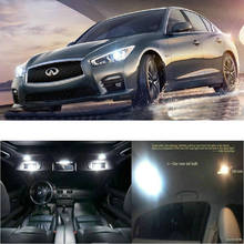Luces interiores de coche LED para infiniti q50, lámpara de lectura para puerta, cúpula, mapa, sin error, 9 Uds. 2024 - compra barato