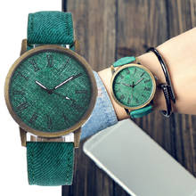 Relojes Women Quartz Watches Denim Design Leather Strap Male Casual Wristwatch Relogio Masculino Ladies Watch female watch 2024 - buy cheap