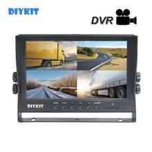 DIYKIT 9" AHD 1024x800 HD Car Monitor Rear View Monitor Support 256GB SD Card AHD Car Camera Video Recording 2024 - buy cheap