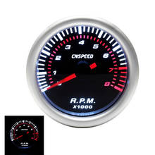 Cnspeed-tacômetro para carro, medidor para tacômetro tacho, universal, 0-8000 rpm, 12v, led branco 2024 - compre barato