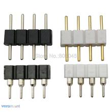 10pcs 4Pin 5Pin 6Pin RGB RGBW RGBWC Connector Adapter Male & Female Plug Socket Pin Needle for RGB RGBW RGBCCT Strip Accessories 2024 - buy cheap