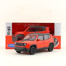 Welly 1:36 Diecast Renegade Trailhawk SUV  Sport Car HIgh Simulator Alloy Metal Model Car 2024 - buy cheap