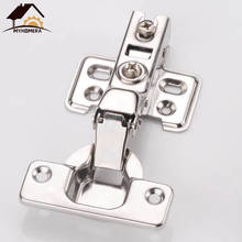 Myhomera Hinge Stainless Steel Hydraulic Cabinet Door Hinges Damper Buffer Soft Close Kitchen Cupboard Furniture Full/Half/Embed 2024 - buy cheap