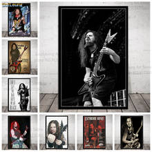 Arte da parede imagem dimebag darrell rock estrela poster pintura da lona cartazes e impressões para sala de estar decoração casa 2024 - compre barato