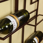 Suporte de 9 garrafas de vinho para parede, suporte preto/bronze selecionado 24*44 polegadas para decoração de casa bar, prateleira de garrafas de cerveja - foto 2026 Suporte de 9 garrafas de vinho para parede, suporte preto/bronze selecionado 24*44 polegadas para decoração de casa bar, prateleira de garrafas de cerveja - foto 2026