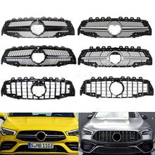 Car Front Racing Grille Billet Bumper Upper Facelift Grill Fit For Mercedes-Benz W118 CLA Class 2020 2021 AMG GTR Diamond Style 2024 - buy cheap