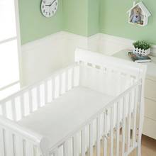 Baby Bed Bumper Breathable Mesh Crib Bumpers Baby Bedding Baby Cot Bed Around Protector Easy To Install 2024 - buy cheap