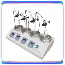 Agitador magnético termostático para laboratório, 4 unidades, exibição digital, placa misturadora, mistura, máquina agitadora 2024 - compre barato
