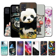 6.7" For Samsung Galaxy A71 4G Case Soft Silicone Back Cover Bags For Samsung A71 Cute Panda Case Bumper For Samsung A71 A 17 2024 - buy cheap