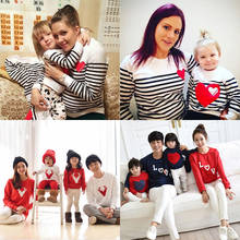 Christmas Outfits T-shirt Family Look Mother Mommy and Me Daughter Father Son Kids Baby Clothes Family Matching Outfits Clothing 2024 - buy cheap