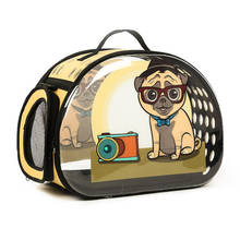 Transparent Messenger Bag Cat Pet Backpack Outing Supplies Puppy Carrier Dog Accessories Breathable Pet Carrier Shoulder Bag 2024 - buy cheap