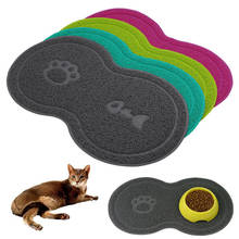 Cat Bowl Mat Dog Pet Feeding Water Food Dish Tray Wipe Clean Floor PVC Placemat Wipe Clean Pet  Food Water Placemat Pad Supplies 2024 - buy cheap
