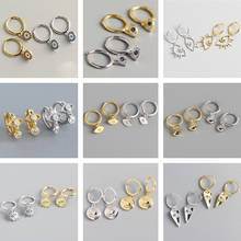 PONYKISS Trendy 925 Sterling Silver Eye Zircon Hoop Earrings for Women Party Fine Jewelry Prevent Allery wholesale Accessory 2024 - buy cheap