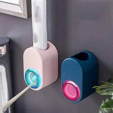 Dispensador automático de pasta de dentes, acessórios para banheiro conjunto de tubo espremedor de creme dental de parede 2024 - compre barato