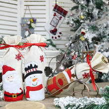 XMAS Hot Sell Festive Christmas Santa Claus Pants Gift Bag Elf Boots Candy Bag Add Festive Atmosphere  Xmas Tree Hanging Craft 2024 - buy cheap