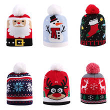 Autumn Winter Baby Knitted Warm Beanie Baby Girl Boy Christmas Hat Cartoon Cap for Toddler 1-5 Years Kid Hats 2024 - buy cheap