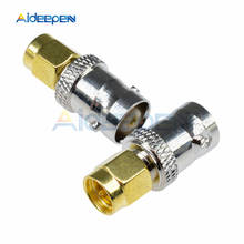 Adaptador de antena de Radio para Radios de difusión, BNC hembra SMA macho a RF conector Coaxial, conector fmacho M/F, 1 pieza 2024 - compra barato