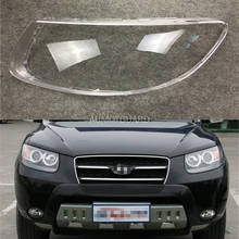 Lente de faro delantero de coche, cubierta de carcasa de repuesto para Hyundai Santa Fe 2008, 2009, 2010, 2011, 2012 2024 - compra barato