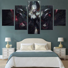 5 piece LOL Coven Morgana Pictures League of Legends Game Poster Wall Paintings for Home Decor framed 2024 - buy cheap