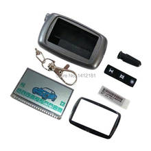 A9 caja llavero cuerpo + A9 pantalla LCD para ruso dos forma de sistema de alarma para coche Starline A9 LCD remoto llave de control remoto de la cadena 2024 - compra barato