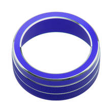 Beler-cubierta de perilla de anillo de decoración Multimedia para Interior de coche, accesorio para Infiniti Q50 2014 2015 2016 2017 2018, aleación de aluminio azul 2024 - compra barato