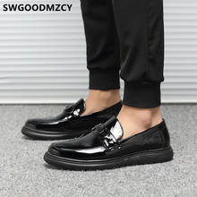 Coiffeur-Zapatos De charol para Hombre, calzado masculino informal De alta calidad, De diseño, a la moda 2024 - compra barato