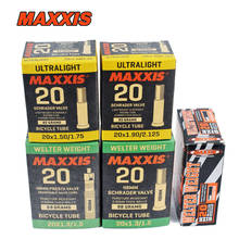 1pc Ultralight MAXXIS 20 Bicycle Inner Tube 16*1.9/2.125 20*1.3/1.5/1.75/1.9/2.125 AV FV Presta MTB Road Bike Tube Camera Tire 2024 - buy cheap
