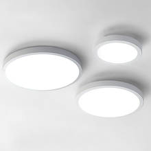 Simples branco novo moderno led luzes de teto para corredor varanda sala estar estudo quarto lâmpadas iluminação interior casa 2024 - compre barato