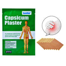 8Pcs/bag Capsicumplaster Muscle Strain & Sprain And Back Pain Joint Pacth Body Relax Health Care Chinese Medicine JMN049 2024 - buy cheap