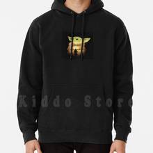 Verde babys na galáxia hoodies manga longa desenhos animados filmes meme galaxy vintage vídeo lutador clone guerras 2024 - compre barato