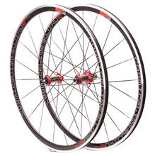 Conjunto de rodas de bicicleta 700c fibra de carbono, 30mm, conjunto de rodas de bicicleta com rolamento para paleta de freio v/c, liga de alumínio, novo 2024 - compre barato