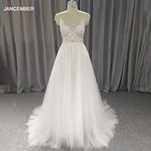LSQX06 белое свадебное платье на подтяжках, сексуальное платье с аппликацией и принтом, 2021 кружевное платье с открытой спиной и блестящей оборкой, платье на свающей подошве 2024 - купить недорого