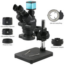 7X-45X 3.5X-90X Simul-focal PCB Soldering Trinocular Stereo Microscope 1080P 48MP 38MP 2K 4K HDMI USB Video Microscope Camera 2024 - buy cheap