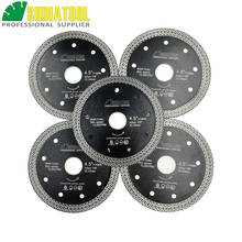 5pcs Dia 4.5" Mesh Turbo Diamond Tile Saw Blade Dry or Wet Cutting Disc for Porcelain Ceramic 115mm Diamond Wheel Hard  Material 2024 - buy cheap