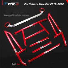 Barra do suporte da suspensão de TTCR-II para subaru forester xv 2019-2020 acessórios barra do suporte da liga de alumínio barra do estabilizador barras de tensão 2024 - compre barato