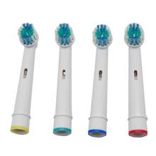 4 pçs/set Adultos Oral Cabeças Escova de Dentes Elétrica para Braun Substituição Cabeças de Escova de Limpeza a Remoção Da Placa Substituir 2024 - compre barato