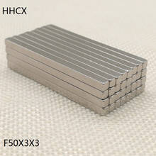 100PCS/LOT Magnet 50*3*3 N35 Strong Cuboid Rare Earth NdFeB Magnet 50x3x3  Neodymium Magnets 50 x 3 x 3 For Moto 2024 - buy cheap