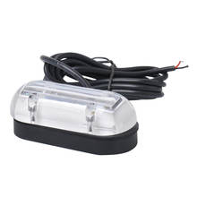 Luz Led subacuática de plástico para barco, yate, pesca, 12V, 1,1 w, azul 2024 - compra barato