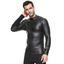 Men's Wetsuit Tops Smoothskin Jacket 3mm Premium Neoprene Wet Suit Scuba Diving Suit for Swimming Snorkeling Surfing Fishing 2024 - buy cheap