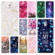 Phone Case For Nokia 3 5 6 Case Soft Silicone TPU Fashion Marble Flower Painted Back Cover For Nokia 2 3 5 6 Cases Bumper Nokia3 2024 - buy cheap