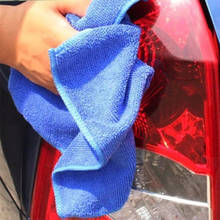 5 шт. микрофибра для чистки авто мягкая ткань для мытья полотенец тряпка 25*25 см автомобиль домашняя Чистка Микро волокно полотенце s 2024 - купить недорого