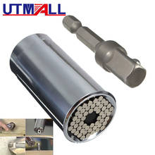 Universal Torque Wrench Head Set Socket Sleeve 7-19mm Power Drill Ratchet Bushing Spanner Magic Key Grip Hand Tools 2024 - buy cheap