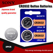 Baterias de lítio para sony 2 peças, baterias de lítio cr2032 cr203, 5004lc, kl2032, 3v para relógio, computador, brinquedos 2024 - compre barato