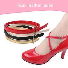 1 Pair Lady Non-Slip Faux Leather Detachable Shoelaces Adjustable Shoes Belt Shoes Strap for High Heels Women Beauty Props 2024 - buy cheap