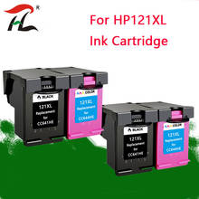 Conjunto de cartuchos de tinta para impressora hp, 2 conjuntos de 121xl compatíveis com hp 121xl 121, para hp deskjet d2563 f4285 f2483 f2493 f4213 f4275 f42883 f4583 2024 - compre barato
