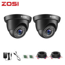 Zosi-sistema de câmeras de segurança domésticas de 2mp, 1080p, hd, à prova d'água, cctv, kit dvr 2024 - compre barato