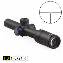Discovery Hunting Riflescope Tactical optical sight HD 1-6X24IR Long Eye Relief  Crosshair lighting Rifle Scope fit 308 AR15 2024 - buy cheap