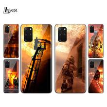 Combate a incêndio do herói Para Samsung S20 FE Plus Ultra A91 A81 A71 A42 A51 5G UW A41 A31 A21 A21S A11 A01 Caso de Telefone 2024 - compre barato